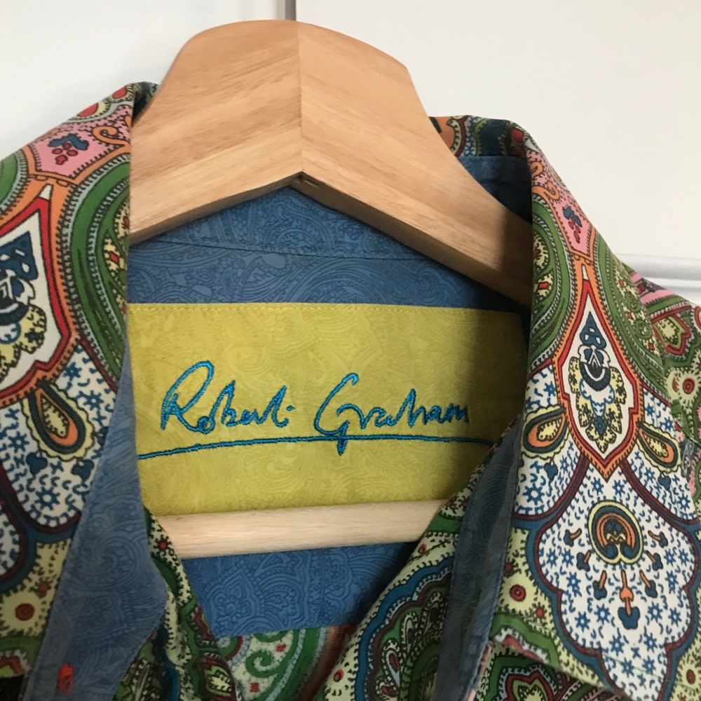 Robert Graham L paisley men’s shirt